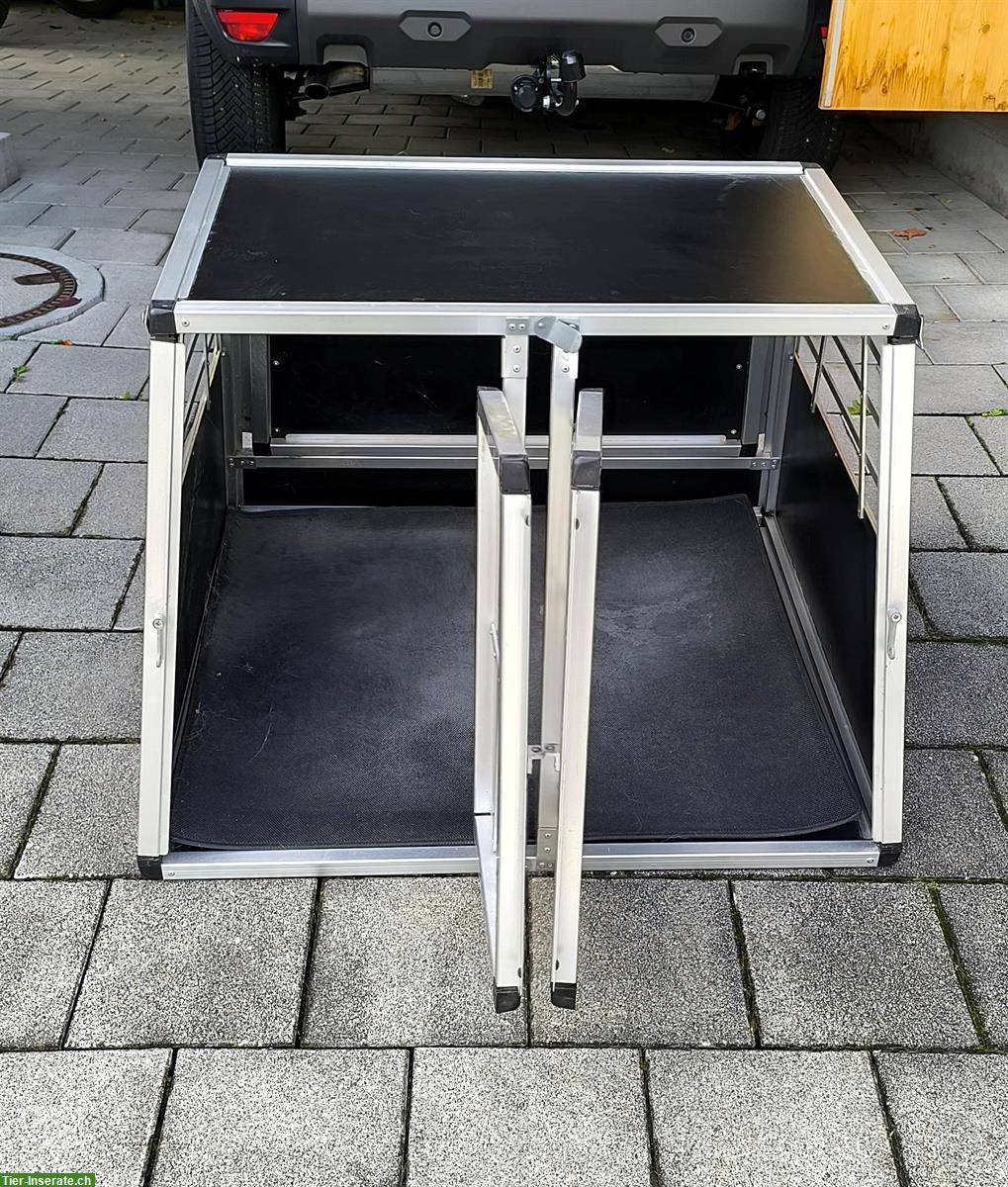 Bild 5: Auto-Hundebox / Doppelbox für Kofferraum zu verkaufen