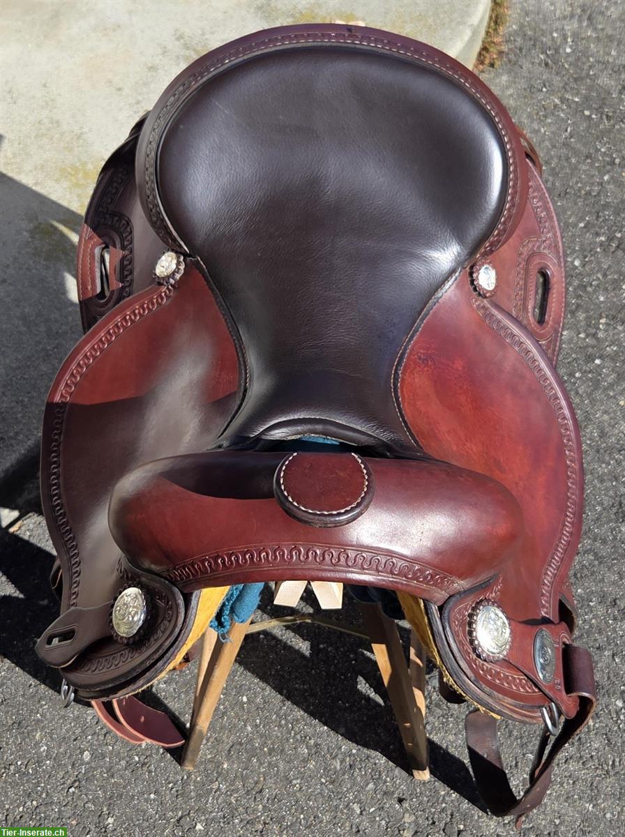 Bild 3: Deuber Westernsattel 15 Zoll zu verkaufen (Dio Trail Topline)