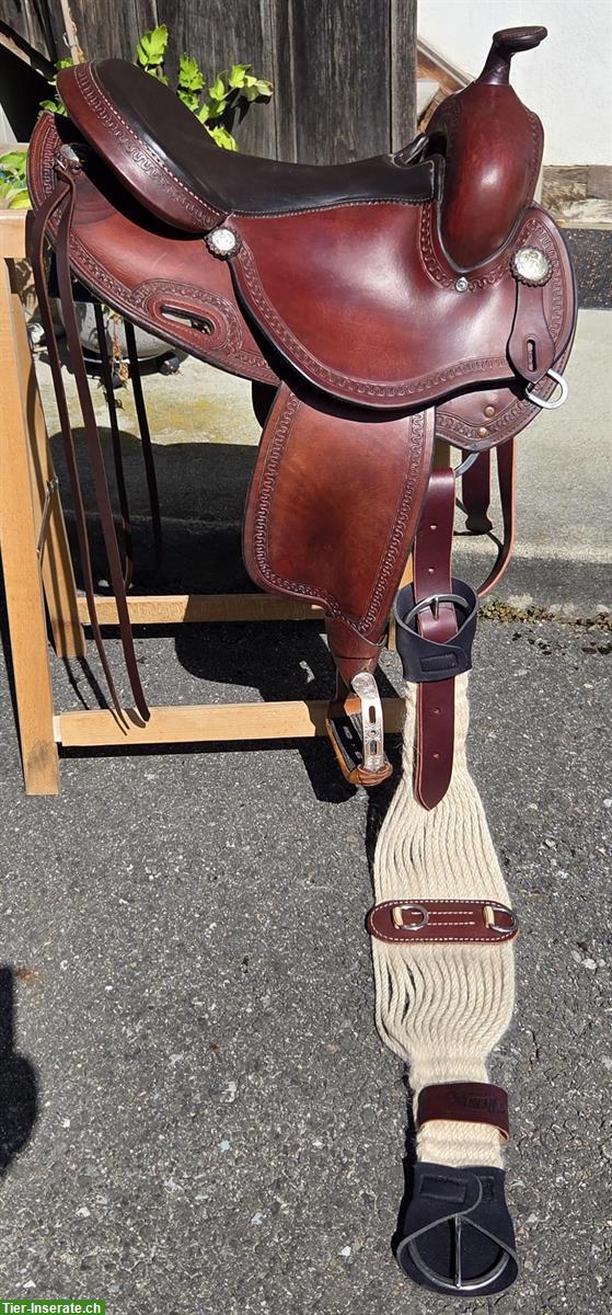 Bild 4: Deuber Westernsattel 15 Zoll zu verkaufen (Dio Trail Topline)