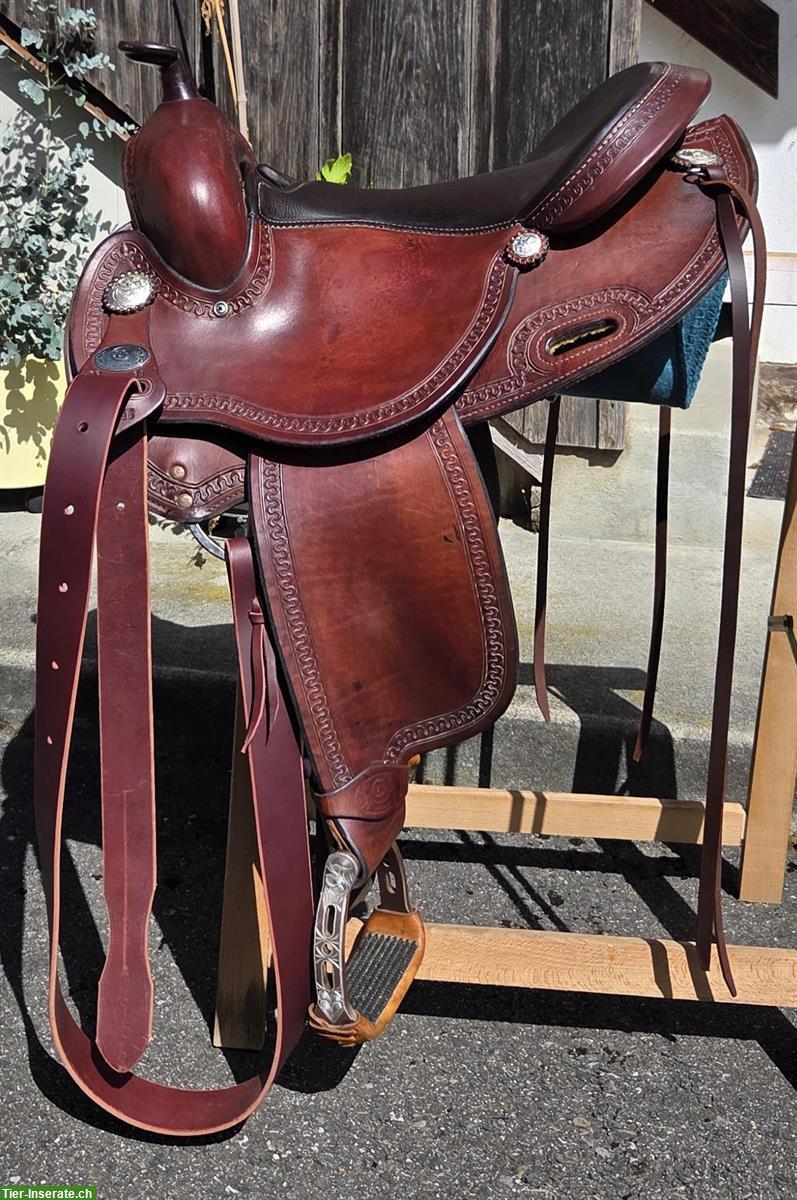 Bild 5: Deuber Westernsattel 15 Zoll zu verkaufen (Dio Trail Topline)