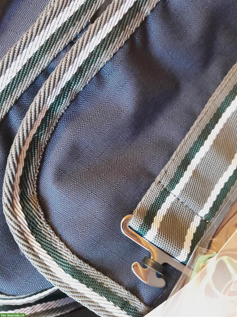 Bild 3: NEU: Pferdedecke Outdoor, 125cm, 100g, mit Brusterweiterung