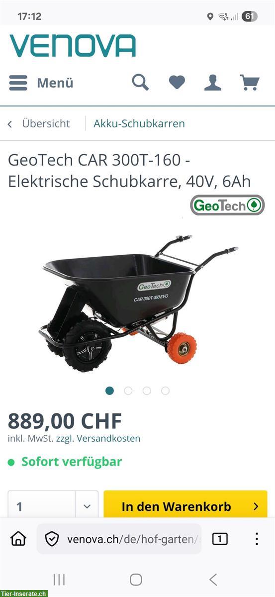 NEU: Elektrische Schubkarre zu verkaufen