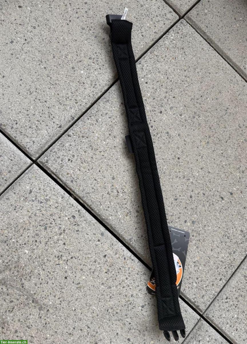 Bild 4: Schwarzes Hundehalsband, XXL 55-60cm / Breite 25mm