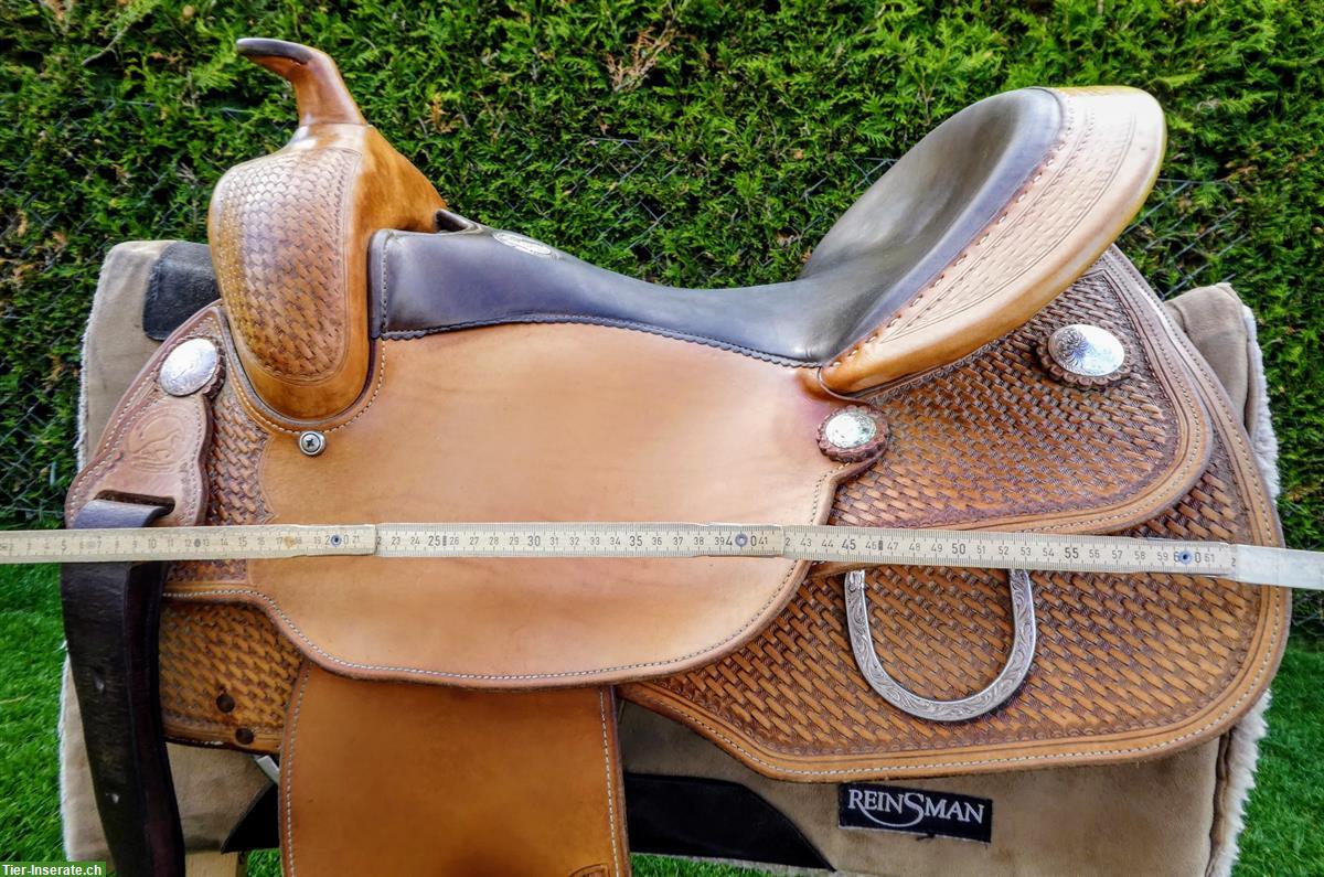 Westernsattel Pullman 16 Zoll, Schulterfreiheit