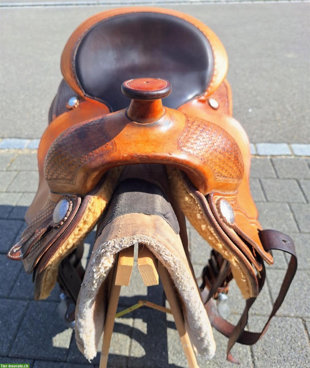 Bild 5: Westernsattel Pullman 16 Zoll, Schulterfreiheit