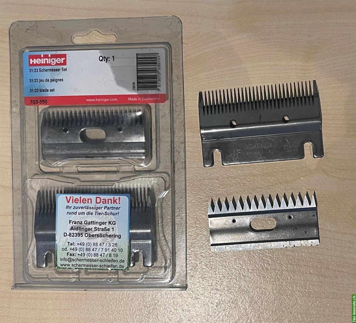 Bild 6: Heiniger Rinder- und Pferdeschermaschine sowie Kleintierschermaschine