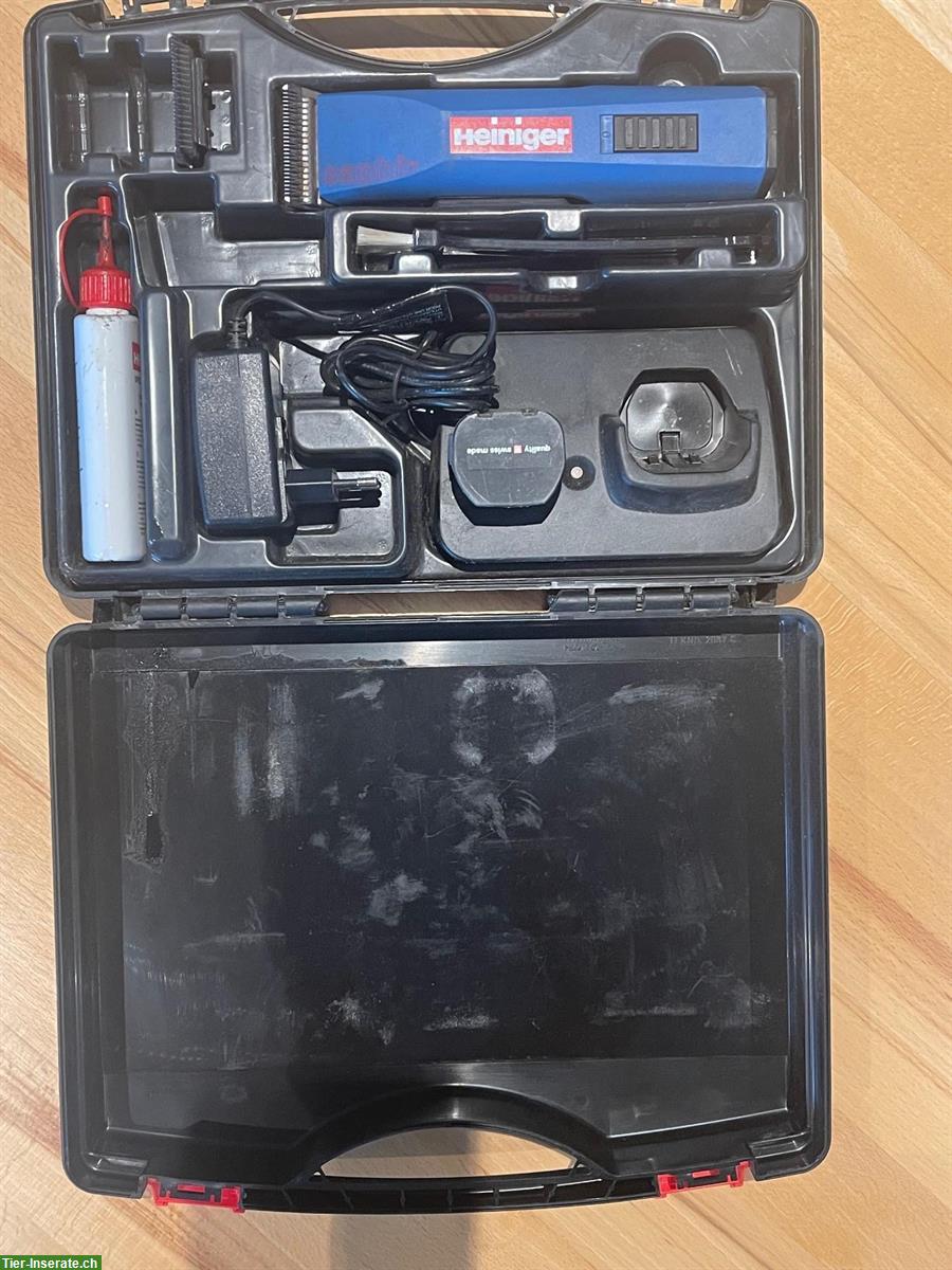 Bild 7: Heiniger Rinder- und Pferdeschermaschine sowie Kleintierschermaschine