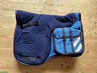 Wanderreitschabracke, blau, Grösse Pferd, neuwertig