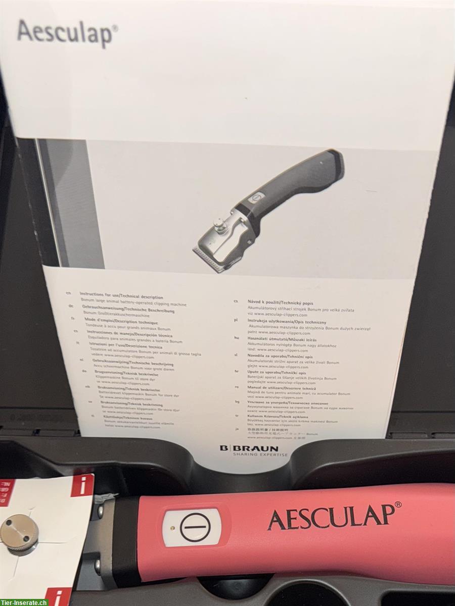 Bild 2: AESCULAP Bonum Pferdeschermaschine – wie NEU!