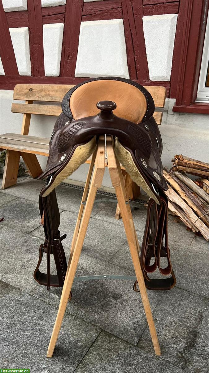 Bild 3: Equiflex Westernsattel Full Quarter Horse, top gepflegt