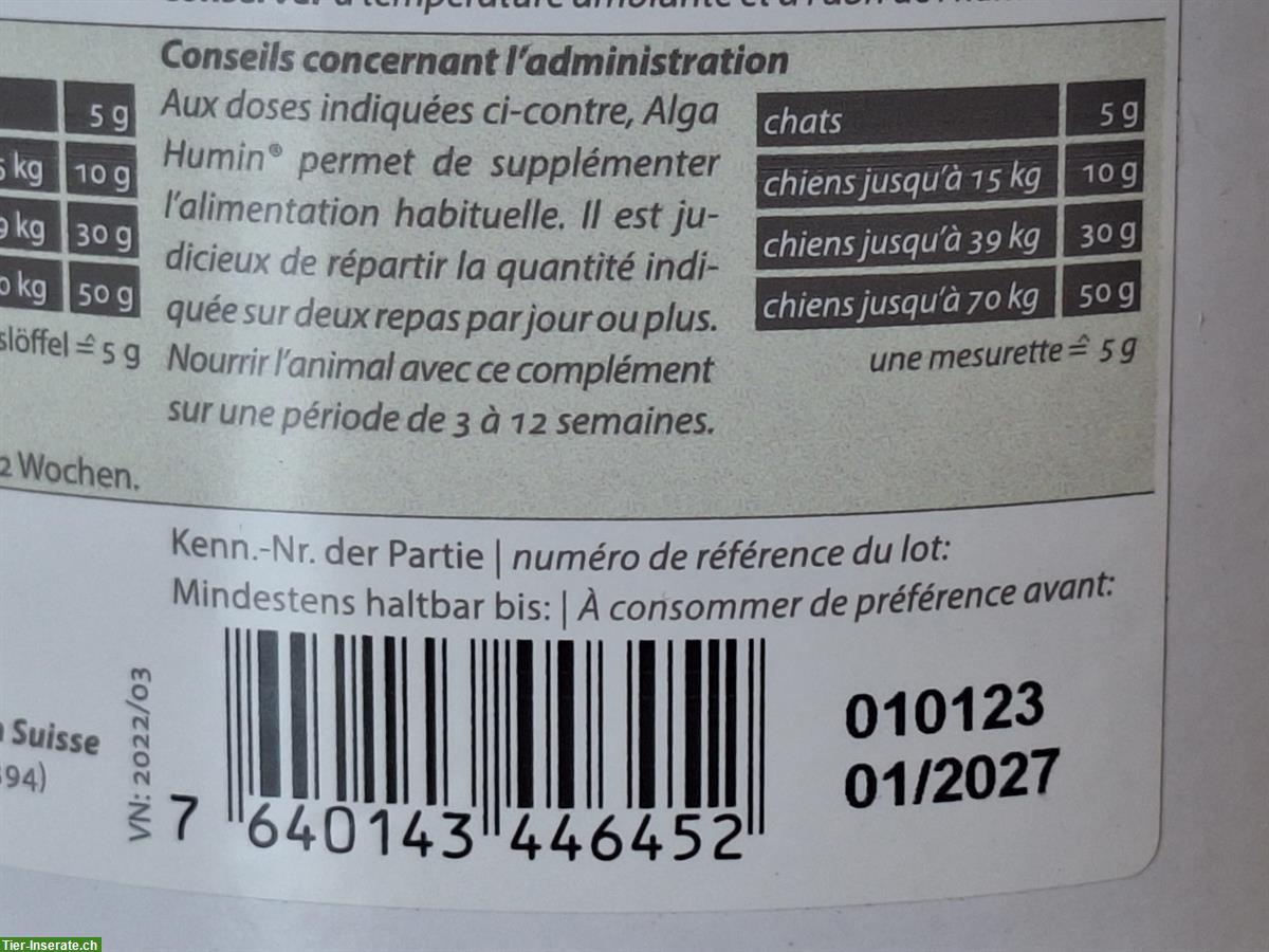 Bild 9: Alga Humin Pulver, für Verdauung und Vitalität von Haustieren