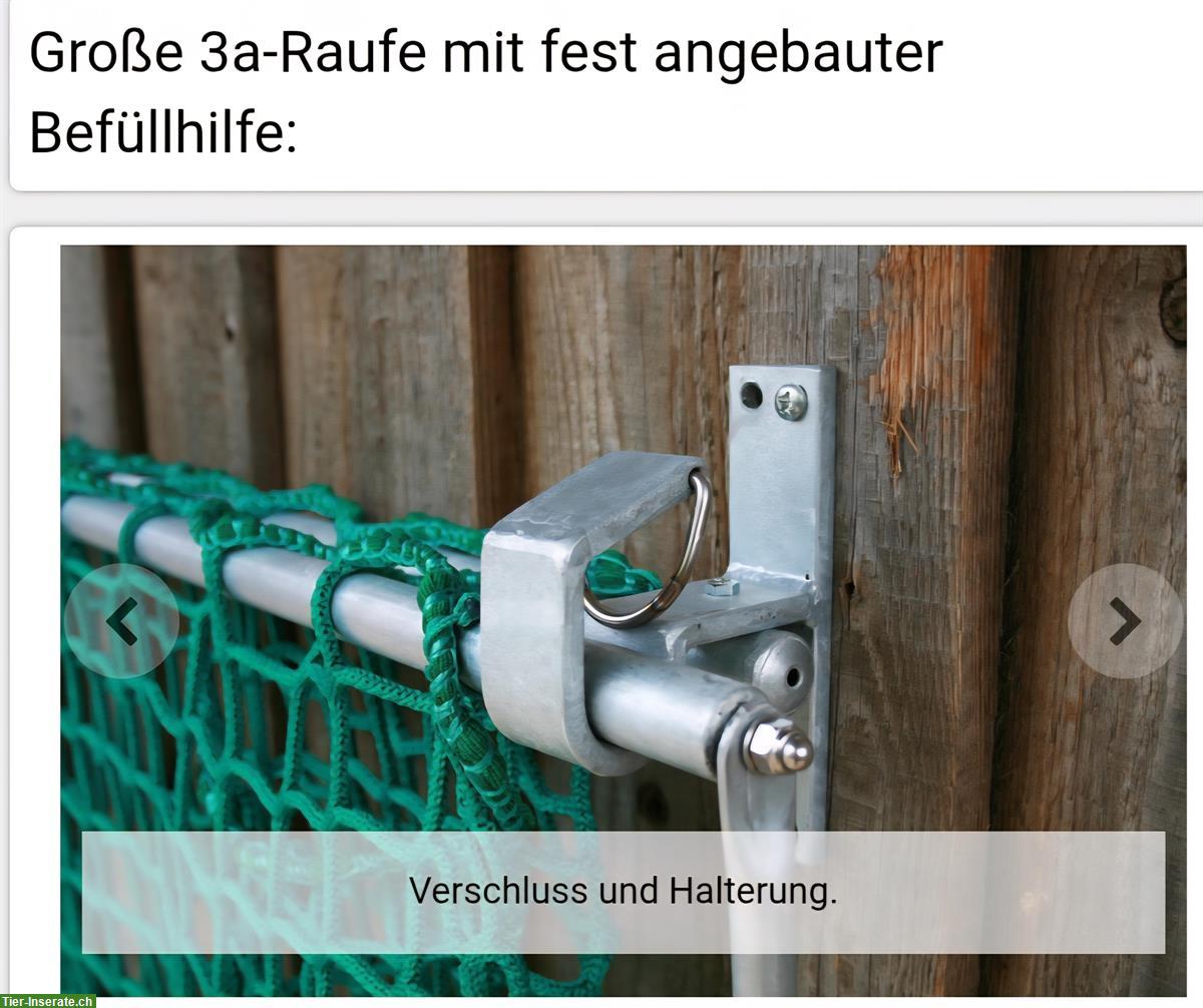 Bild 2: Mammut Heuraufe zu verkaufen, inkl. Befüllhilfe