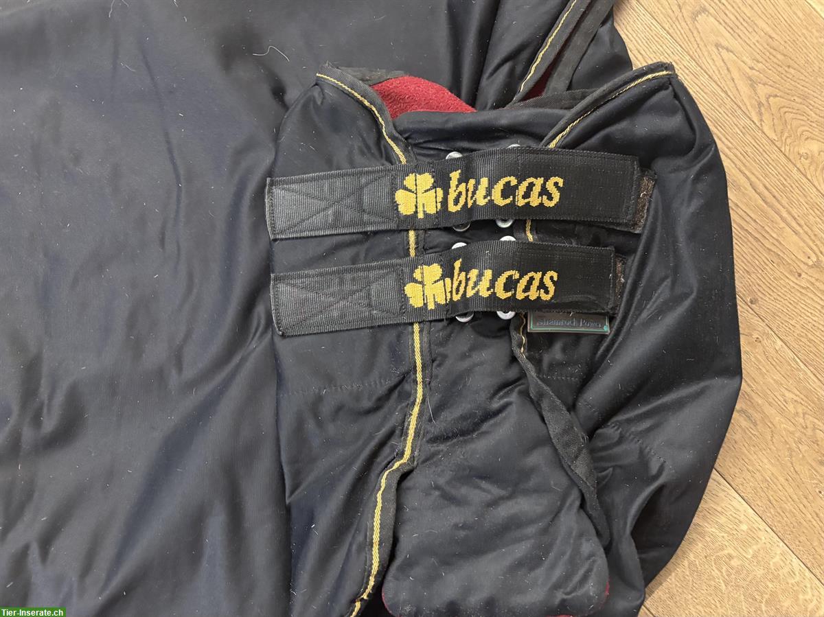 Bild 2: Pferdedecke Bucas Shamrock Power, 145cm, Abschwitz- & Stalldecke