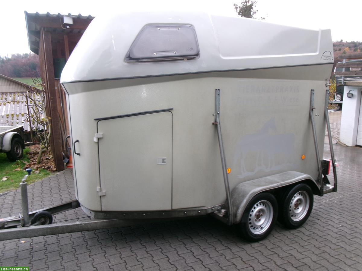 Bild 2: 2er Pferdeanhänger Hofer Maxx, Vollpolyester frisch ab MFK