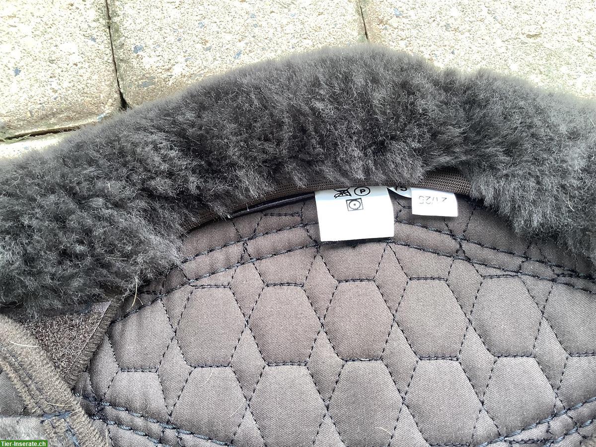 Bild 4: Mattes Western Sattelgurt Lammfell, neuwertig