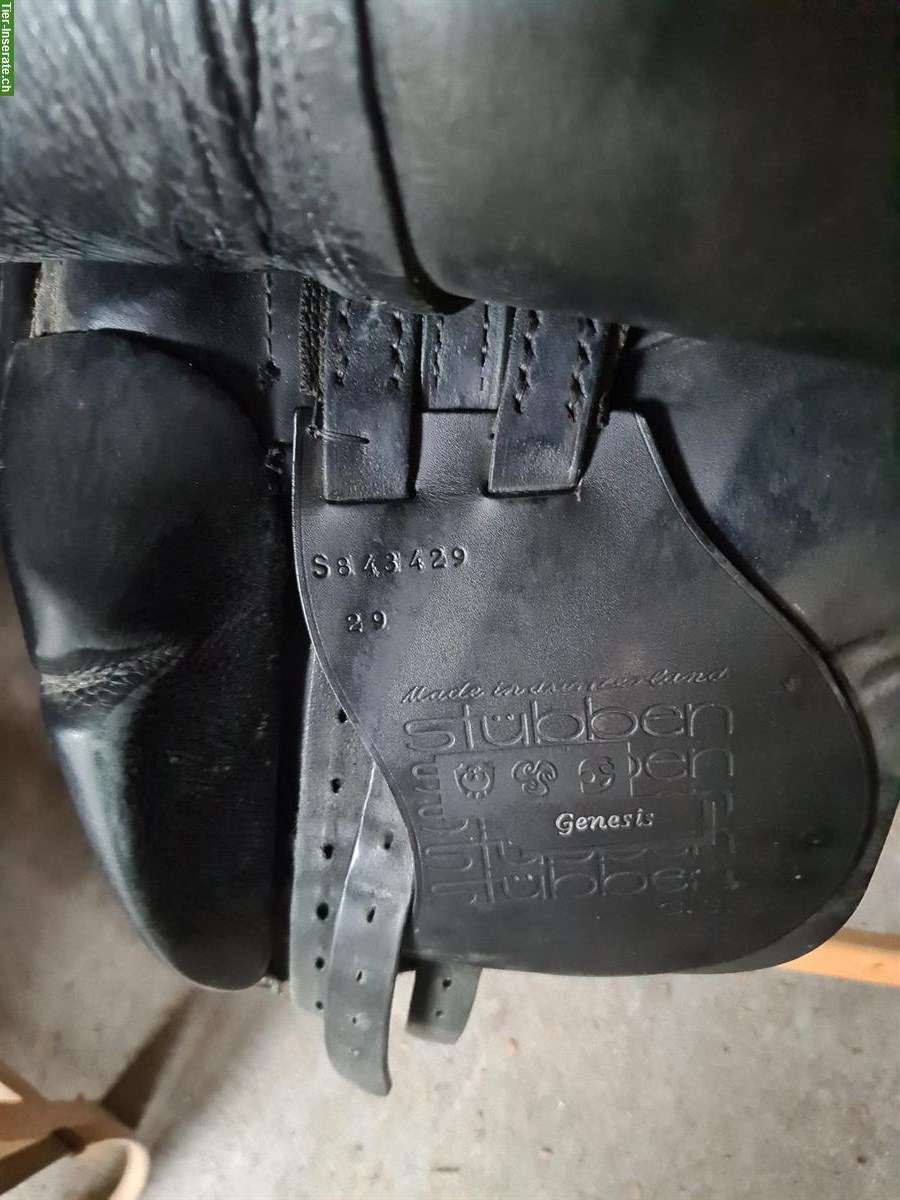 Bild 2: Stübben Genesis Dressursattel 17.5 Zoll KW29 schwarz