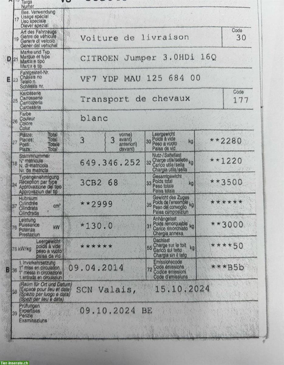 Bild 8: Occasion Citroën Jumper Selbstfahrer zu verkaufen