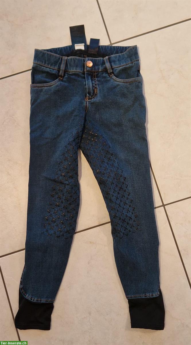 Kinder Jeans Reithose, Grösse 140