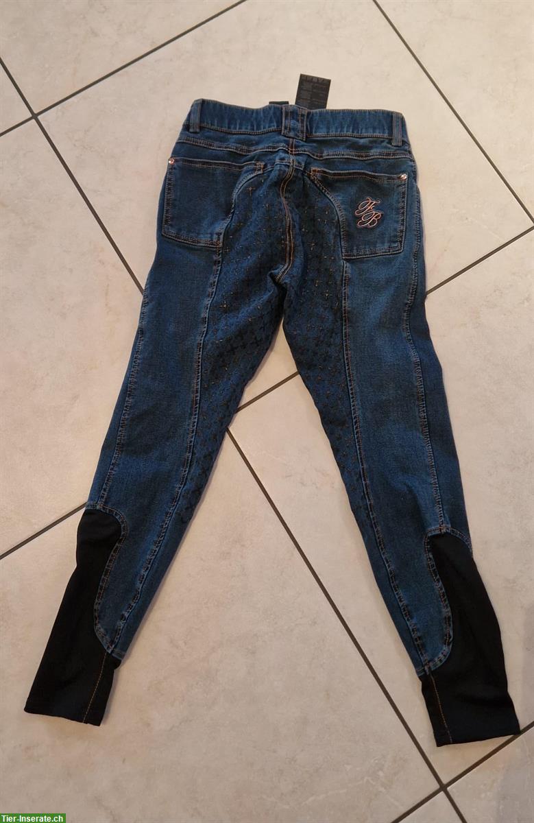 Bild 2: Kinder Jeans Reithose, Grösse 140