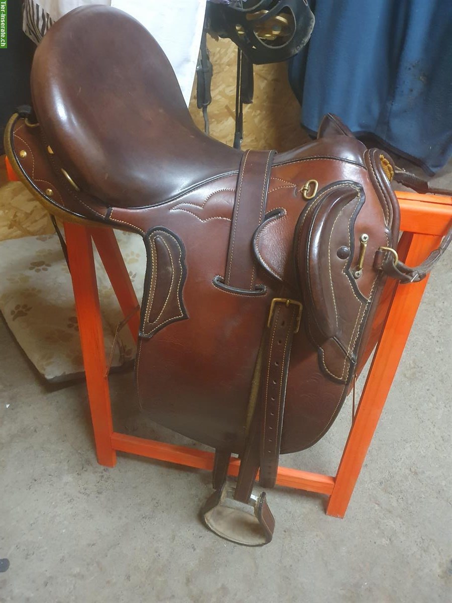 Brumby Stocksattel, neuwertig zu verkaufen