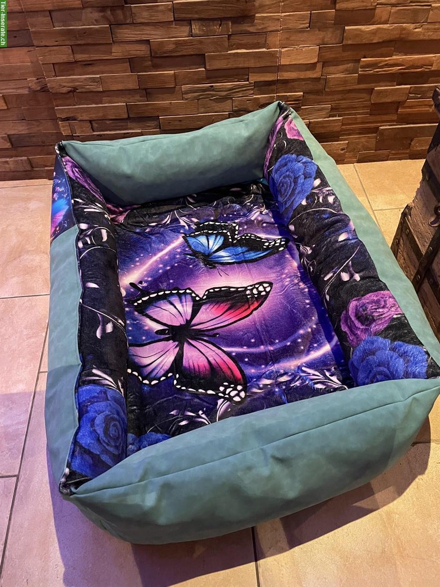 Bild 3: Hundebett für grosse Hunde, handgenäht, waschbar