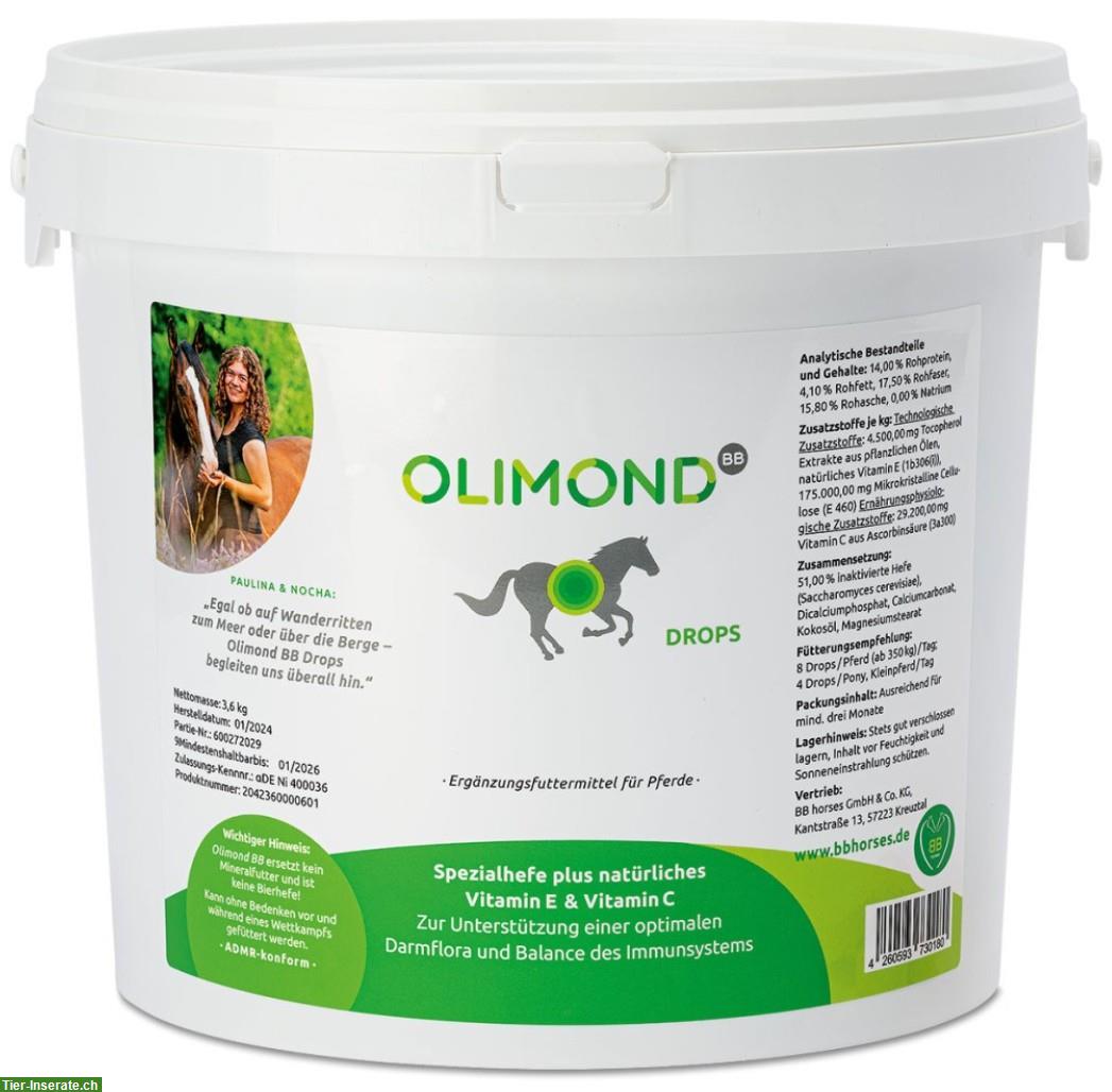GRATIS: Olimond BB Drops, Pferde Ergänzungsfuttermittel