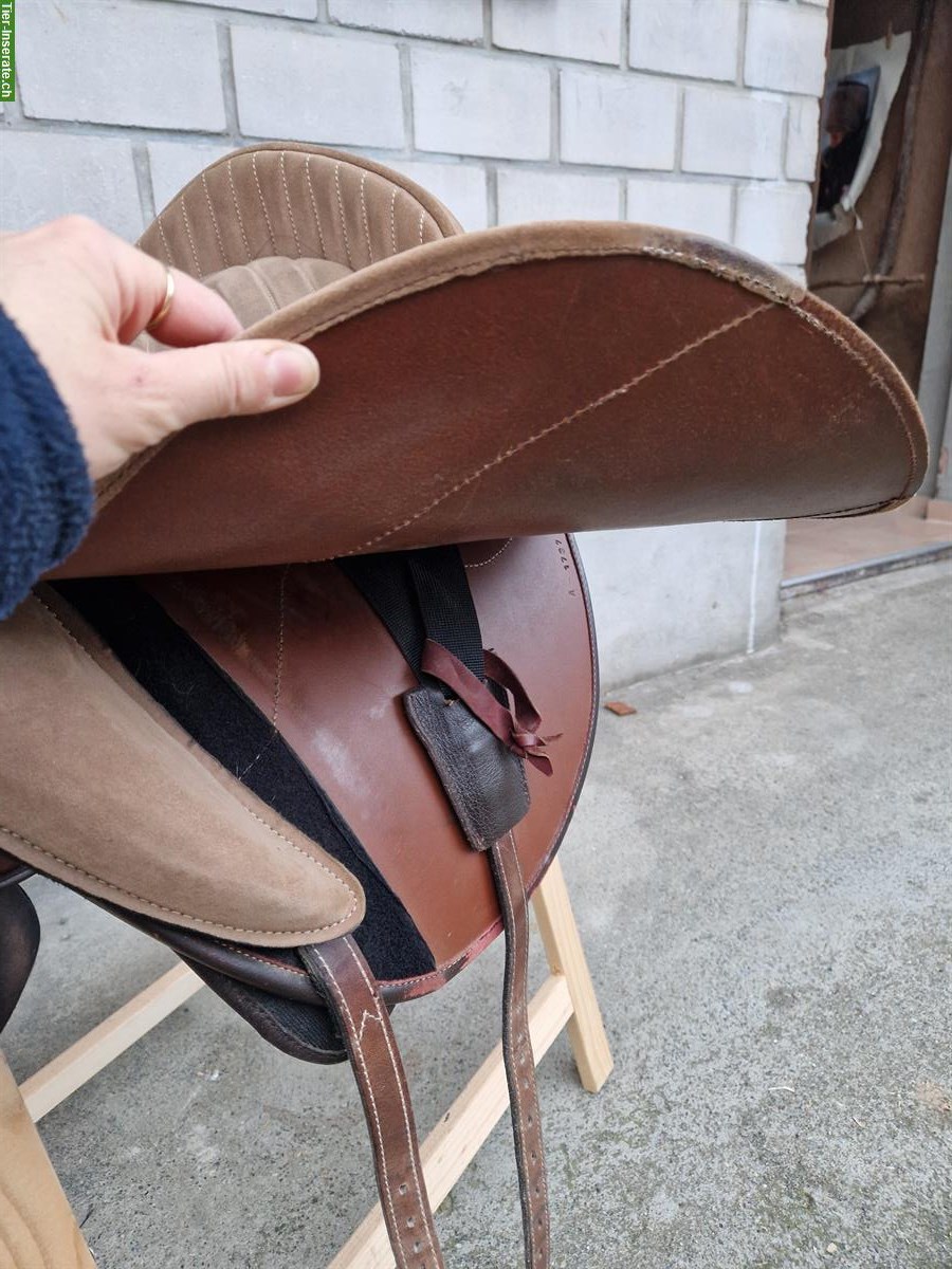 Bild 3: Hidalgo Sattel mit Lederbaum, verstellbaren Pauschen, top gepflegt