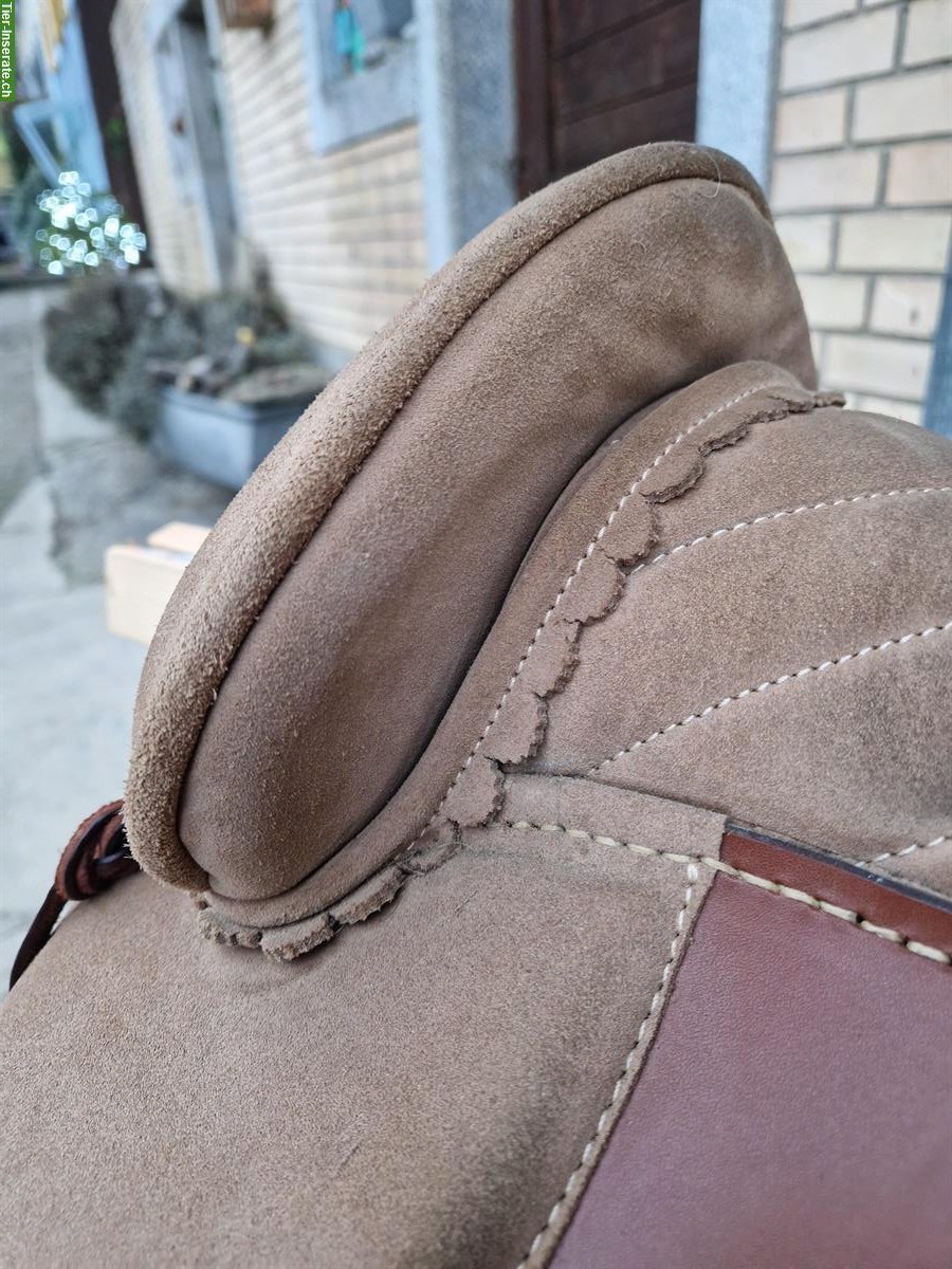 Bild 9: Hidalgo Sattel mit Lederbaum, verstellbaren Pauschen, top gepflegt