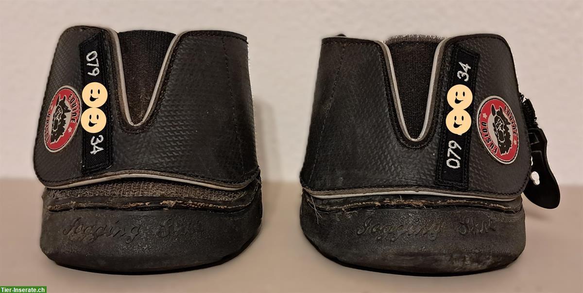 Bild 2: Stickerei-Abzeichen "MINI", Hufschuhbeschriftung mit Telefon-Nr.