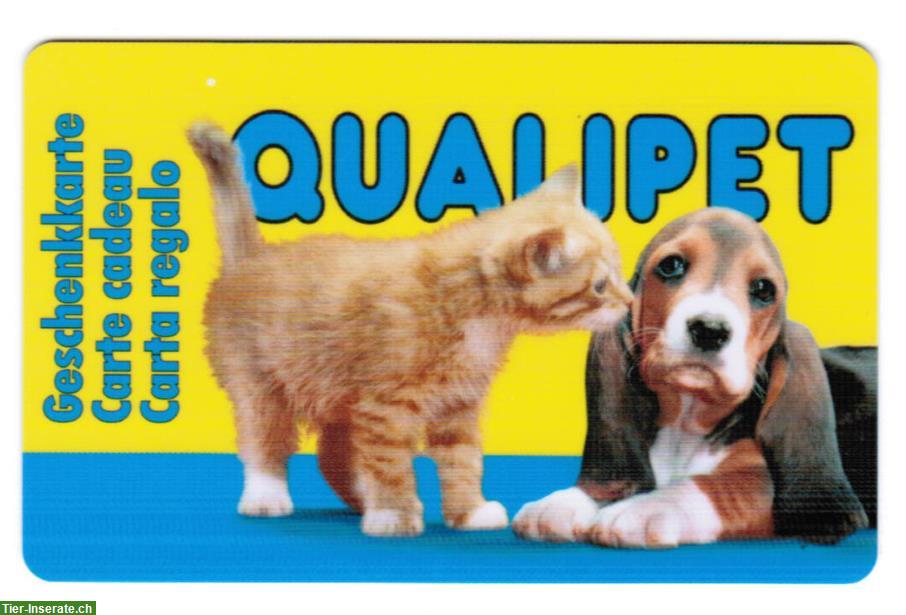 QUALIPET Gutschein Geschenkkarte im Wert von CHF 400 für CHF 330