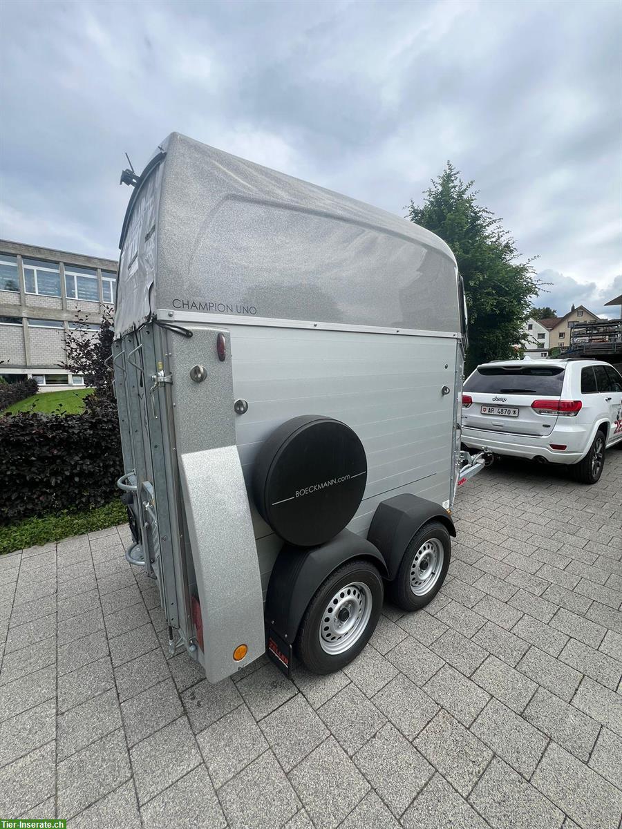 Bild 9: 1½ Böckmann Pferdeanhänger Champion Uno C, frisch ab MFK