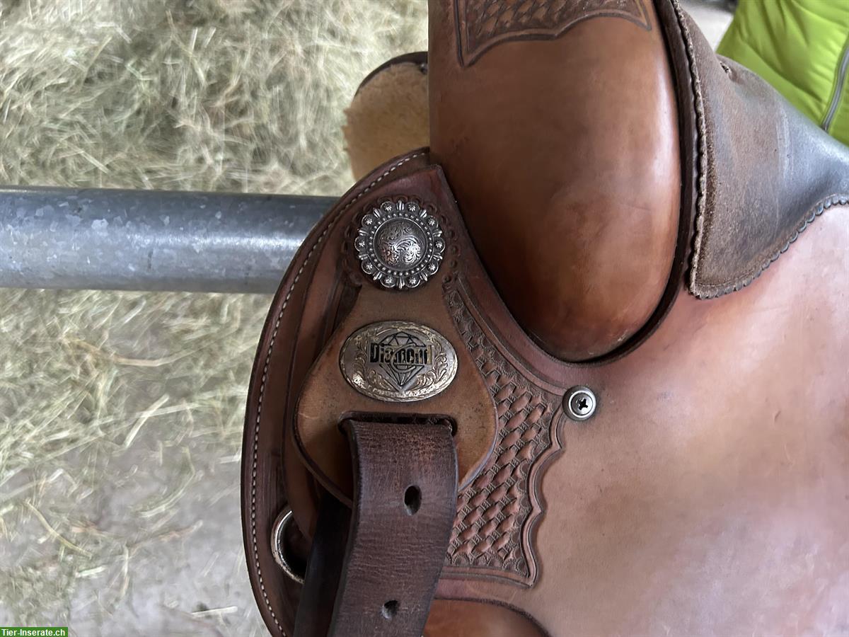 Bild 4: Diamond C Westernsattel, für breitere Pferde ohne Schwung