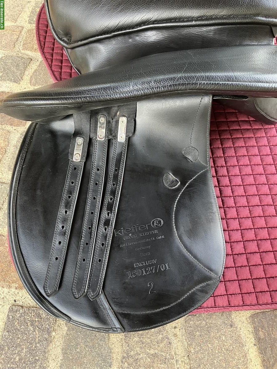 Bild 3: Kieffer Vielseitigkeitssattel Bern, Gr. 2 / 18 Zoll, schwarz