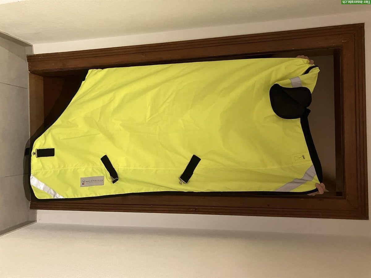 Waldhausen Winterdecke 200g, Reflex, Neongelb, 125cm