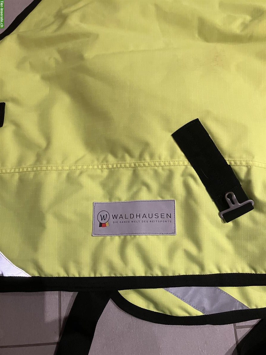 Bild 2: Waldhausen Winterdecke 200g, Reflex, Neongelb, 125cm