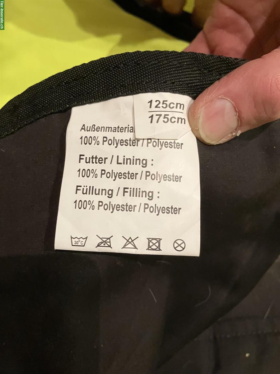 Bild 3: Waldhausen Winterdecke 200g, Reflex, Neongelb, 125cm