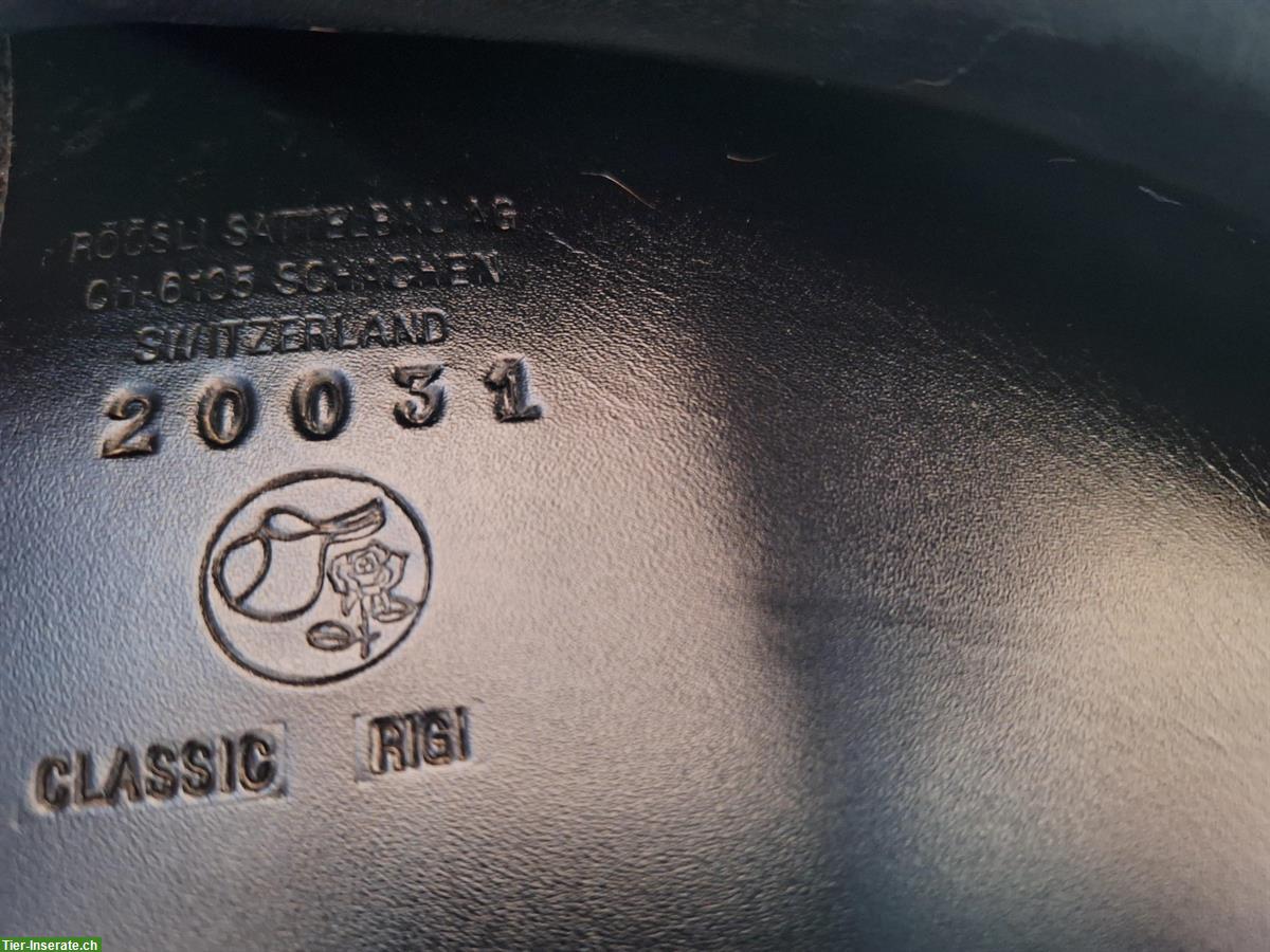 Bild 5: Dressursattel Röösli Classic Rigi, 17 Zoll, hoher Widerrist