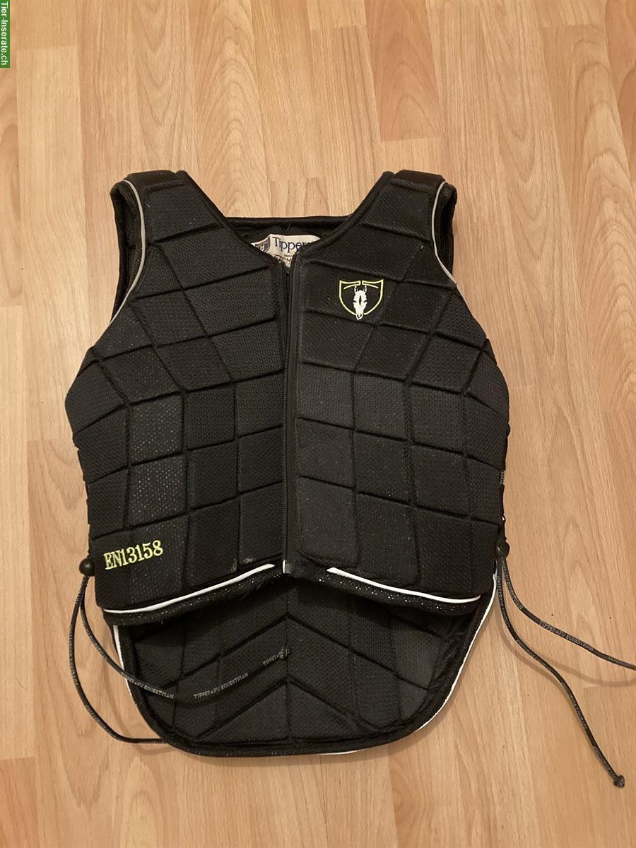 Bild 4: Reitzubehör: Halfter, Sidepull, Hufschuhe, Hackamore, Rückenschutz