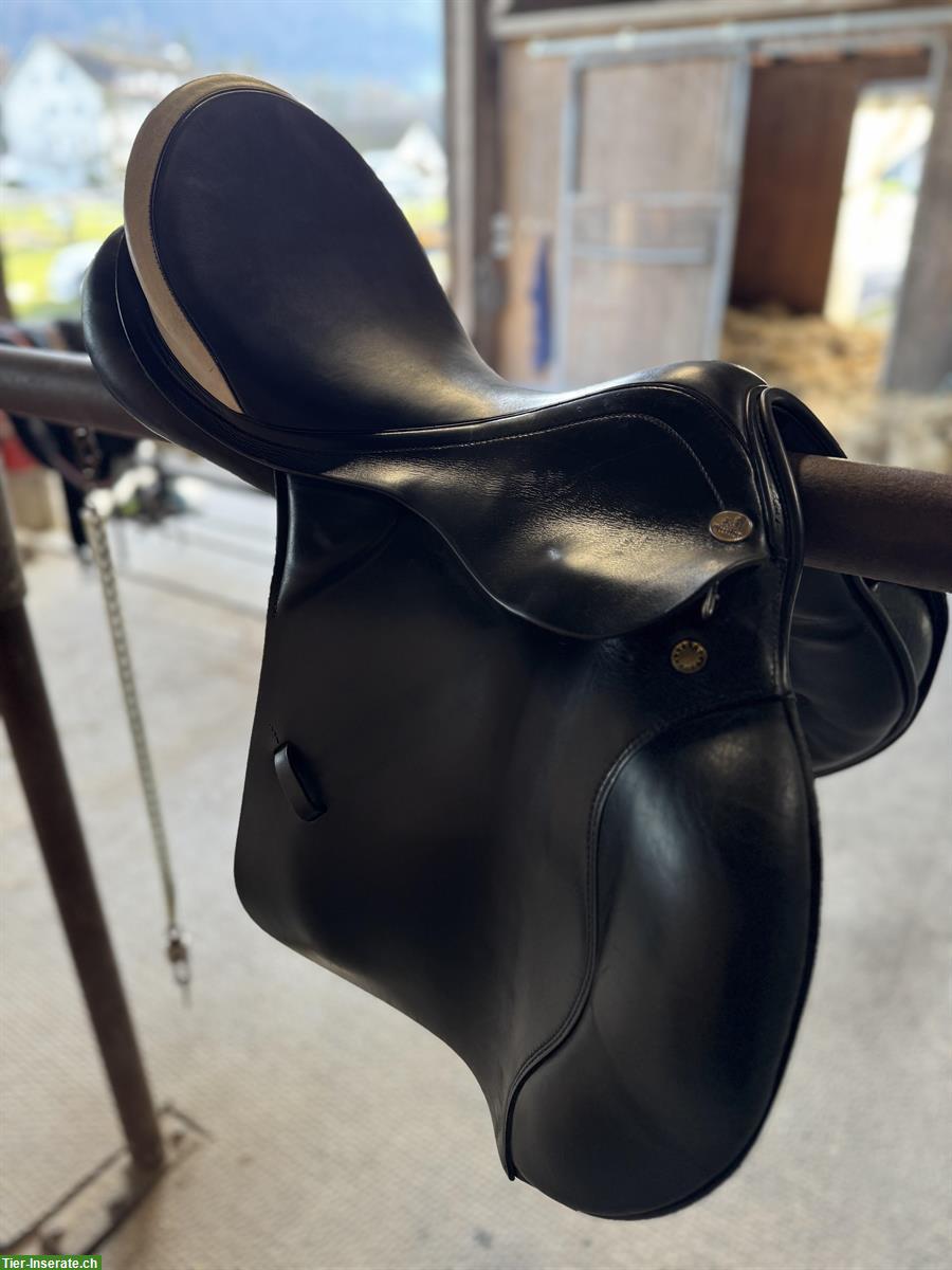 Bild 2: Prestige Venezia Springsattel 17.5 Zoll, schwarz