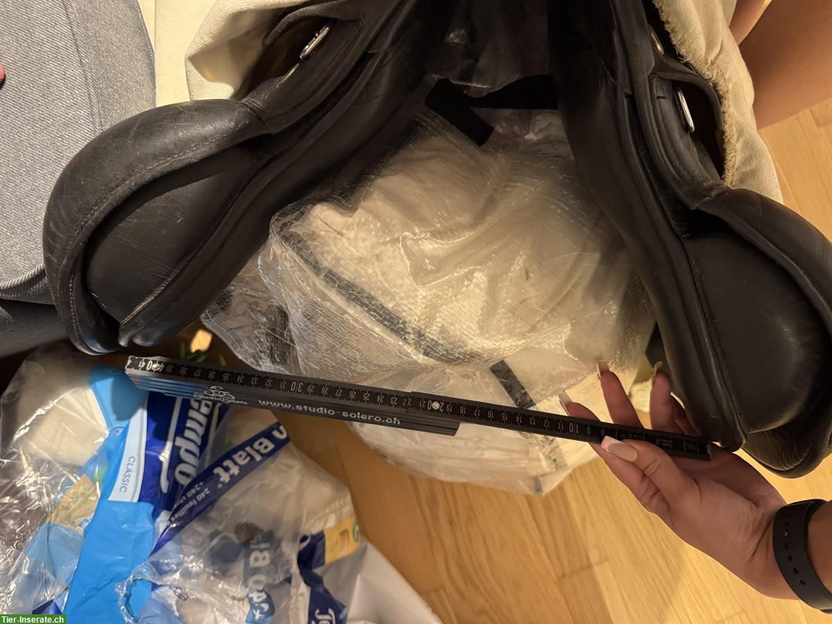 Bild 6: Prestige Venezia Springsattel 17.5 Zoll, schwarz