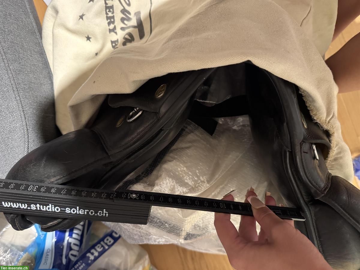 Bild 7: Prestige Venezia Springsattel 17.5 Zoll, schwarz