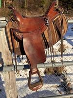 Sharon Saare Westernsattel 15 Zoll E/G, top für Wanderritte