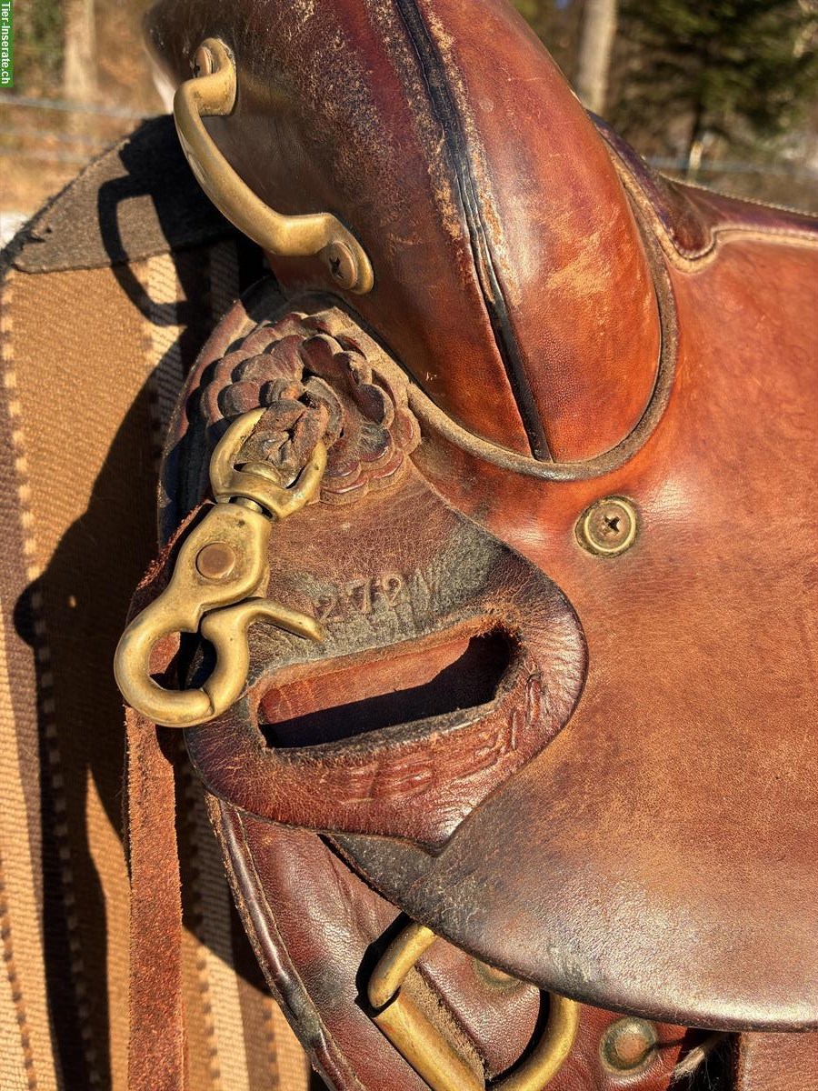 Bild 3: Sharon Saare Westernsattel 15 Zoll E/G, top für Wanderritte