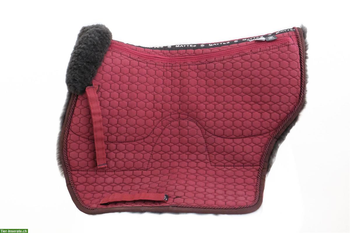 Mattes Universal-Lammfell-Schabracke "Freizeit" (spanisches Kissen)