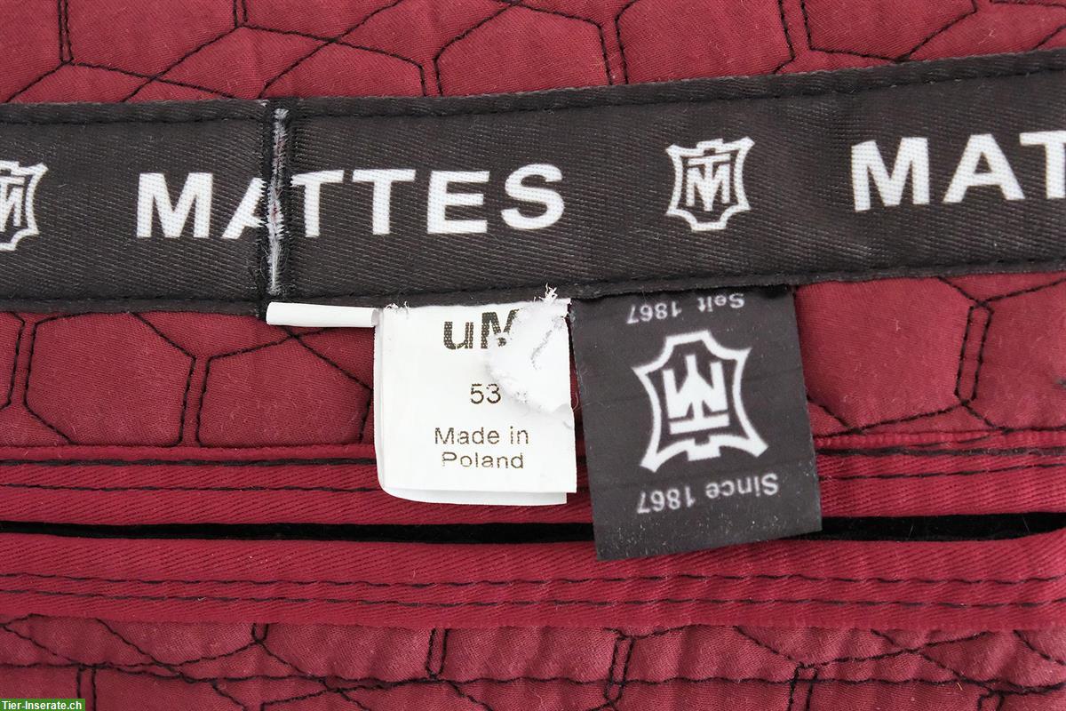 Bild 2: Mattes Universal-Lammfell-Schabracke "Freizeit" (spanisches Kissen)