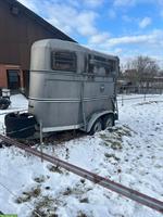 1 1/2 Pferdeanhänger als Unterstand oder Lagerraum