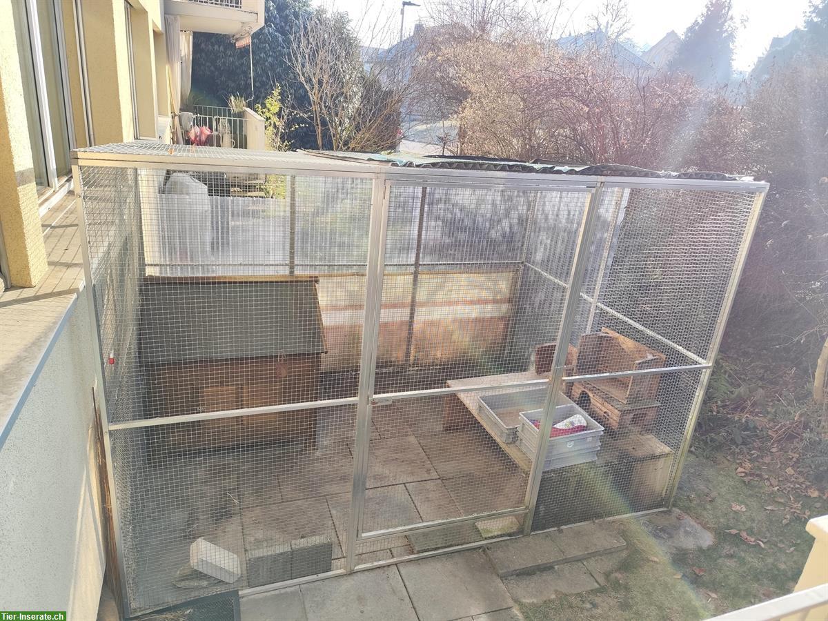 Aussenvoliere 6m2 von Volierenbau Schweiz