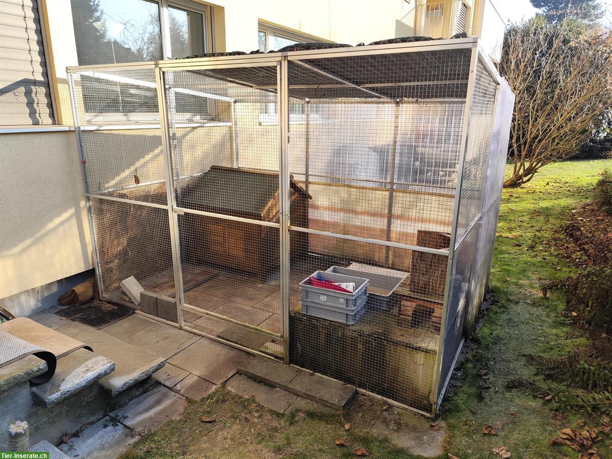 Bild 2: Aussenvoliere 6m2 von Volierenbau Schweiz