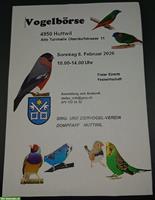Vogelbörse in Huttwil BE, freier Eintritt