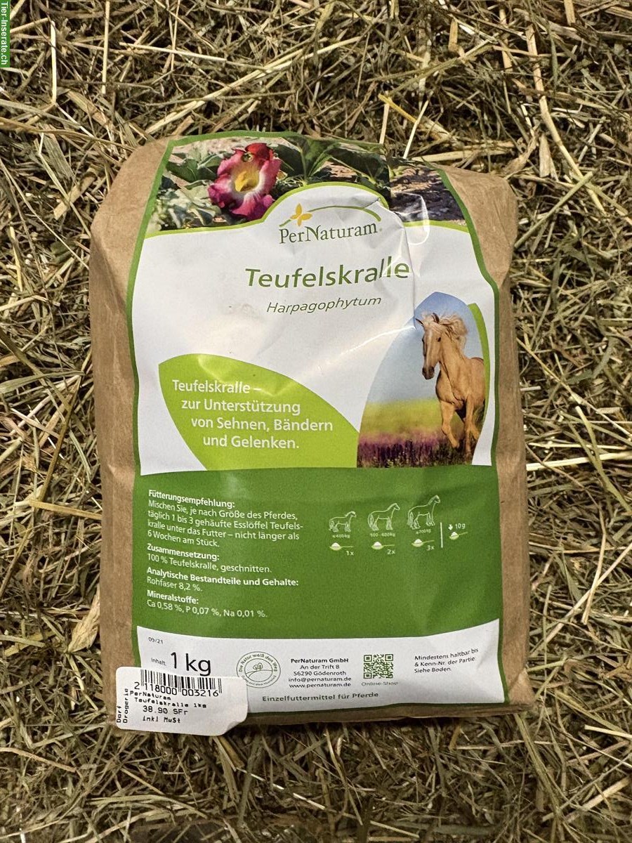 Bild 2: PerNaturam Pferde-Zusatzfutter, Ingwer & Teufelskralle